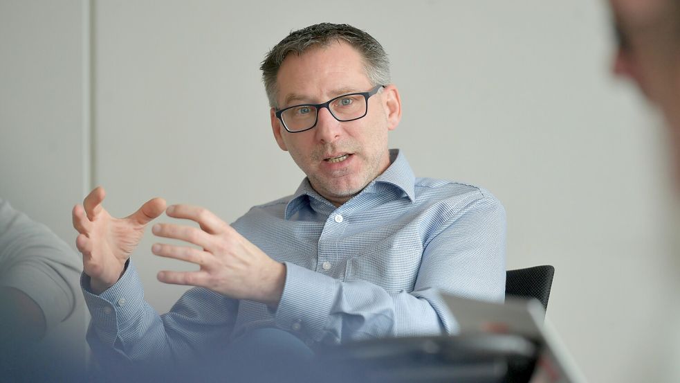„Ich mache mir große Sorgen“: Manfred Wulff, Vorsitzender des Betriebsrates von VW Emden. Foto: Ortgies