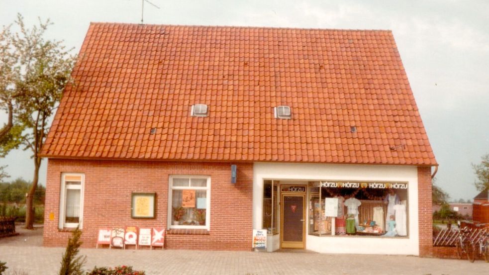 Das Geschäft Huxol am Steinweg. Foto: Sammlung Huxol