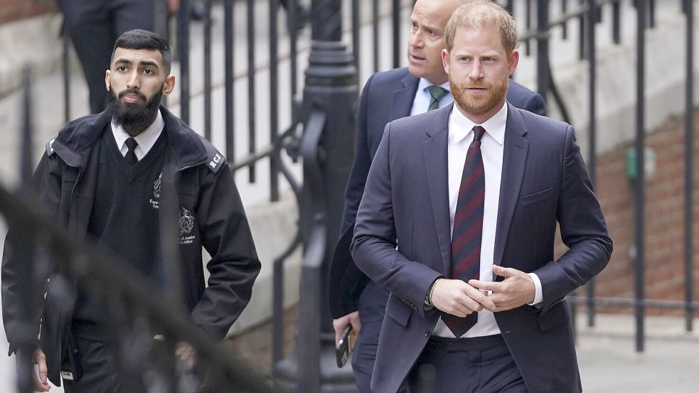 Harry streitet sich mit dem britischen Innenministerium über seine Sicherheitsvorkehrungen. Foto: dpa/AP