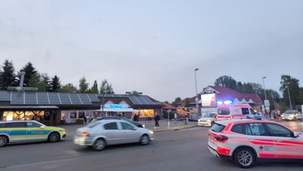 Polizei, Rettungsdienst und ein Notarzt waren in Collinghorst im Einsatz. Foto: Privat