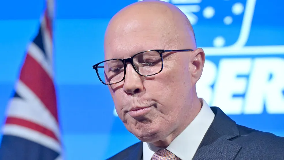 Für den Chef der Konservativen, Peter Dutton, wird bereits ein Nachfolger gesucht. Foto: Mick Tsikas/AAP/dpa