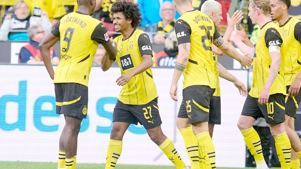 Die Dortmunder sind seit sechs Spielen ungeschlagen. Foto: Bernd Thissen/dpa