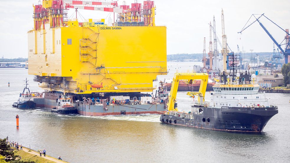 Offshore-Konverterplattformen sind ein Milliarden-Geschäft, in das die Meyer Werft einsteigen will. Foto: dpa-Zentralbild