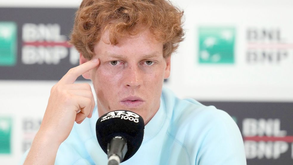 Jannik Sinner löst in Rom einen Tennis-Hype aus. Foto: Alfredo Falcone/LaPresse/AP/dpa