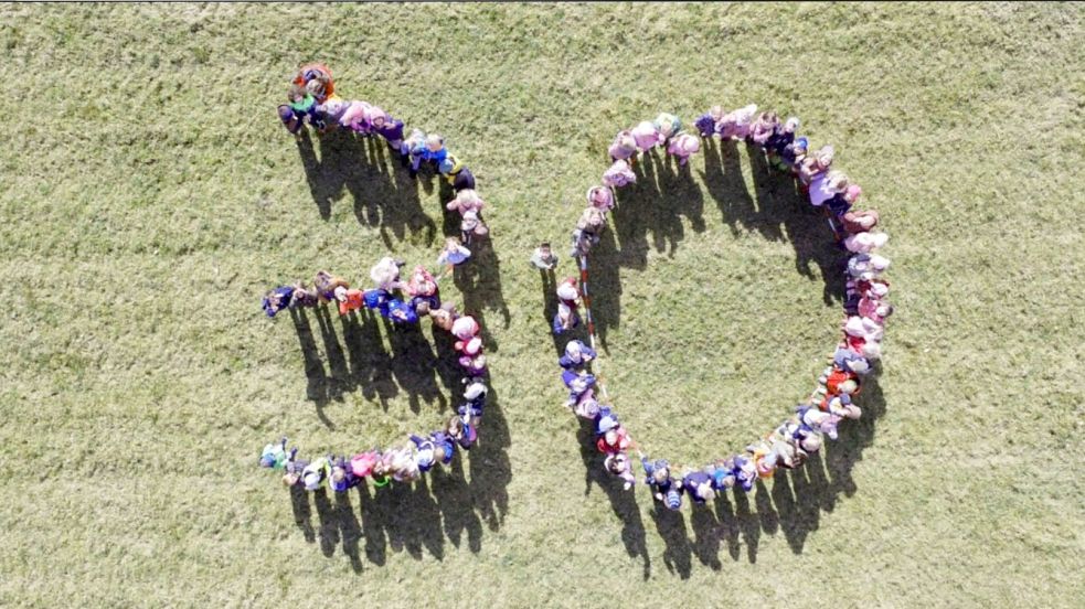Die Kinder und Erzieherinnen freuen sich schon auf das Fest im Mai. Foto: Kindergarten Ihrenerfeld