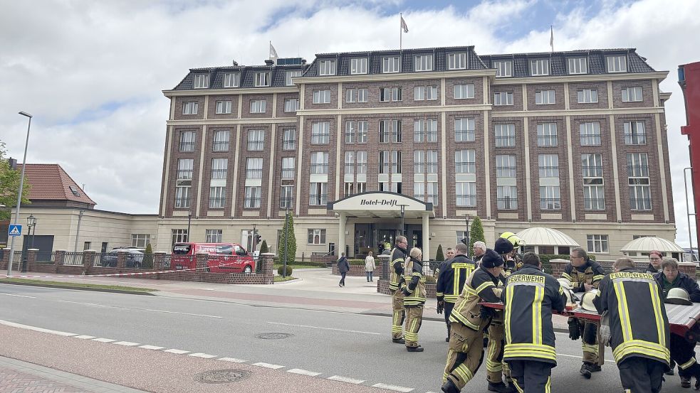 Das Hotel am Delft musste zwischenzeitlich evakuiert werden.