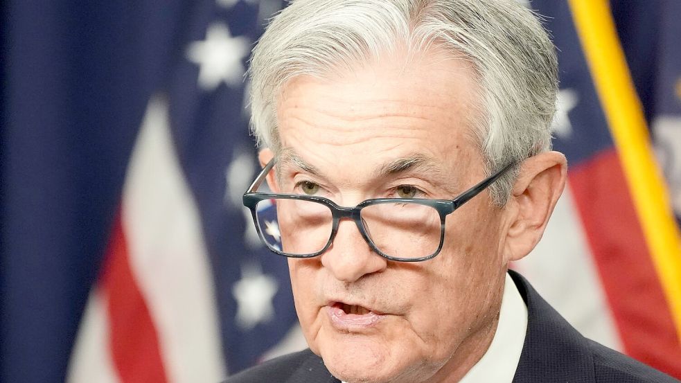 Fed-Chef Powell warnt vor den Auswirkungen hoher Zölle. Foto: Jacquelyn Martin/AP/dpa
