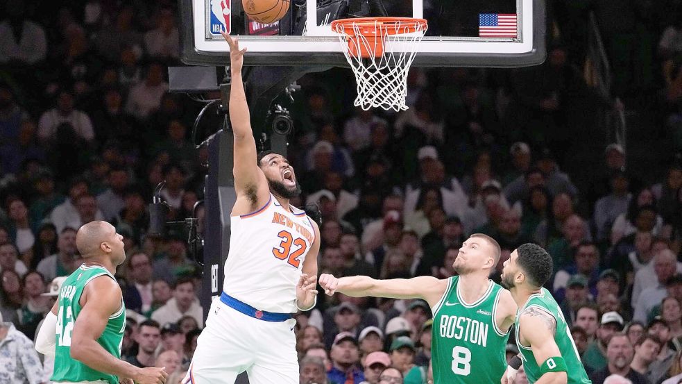 Zwei Siege in Boston für die Knicks: Das ist eine Überraschung. Foto: Charles Krupa/AP/dpa