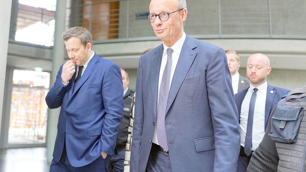 Der designierte Kanzler Friedrich Merz will einige Reformen schon vor der Sommerpause umsetzen. Foto: dpa/Michael Kappeler