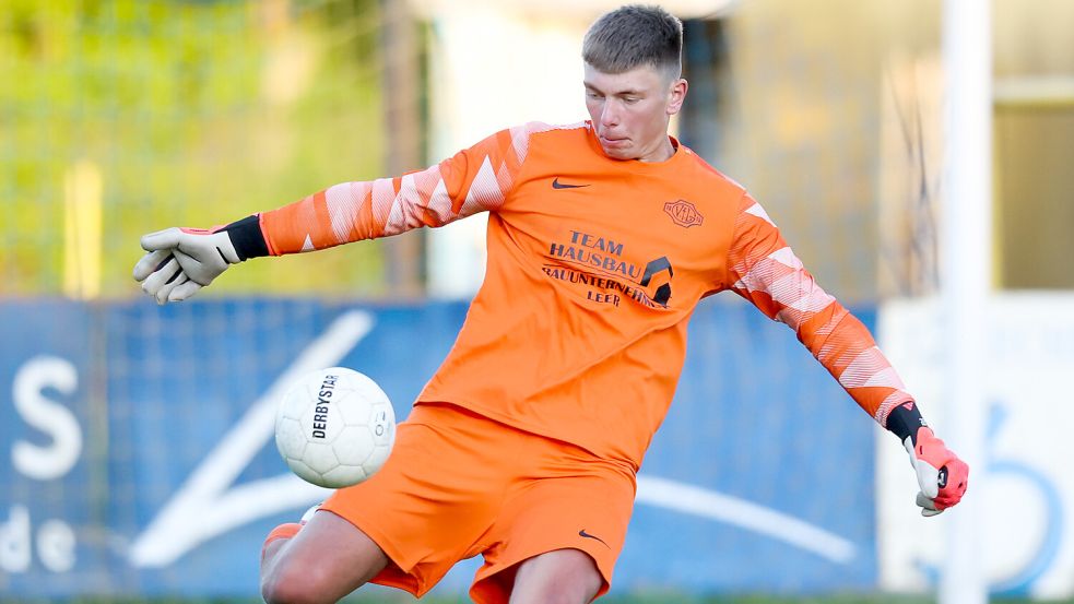 Florian Demhartner zeigte Mittwoch eine sehr starke Leistung. Foto: Jens Doden/Emden