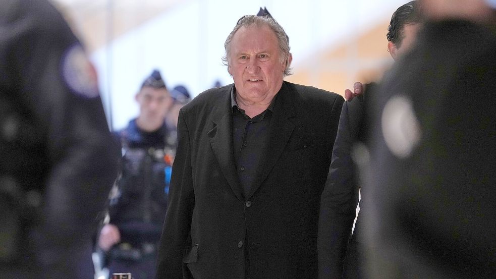 Gérard Depardieu wurde verurteilt, er muss aber nicht ins Gefängnis. (Archivbild) Foto: Aurelien Morissard/AP/dpa