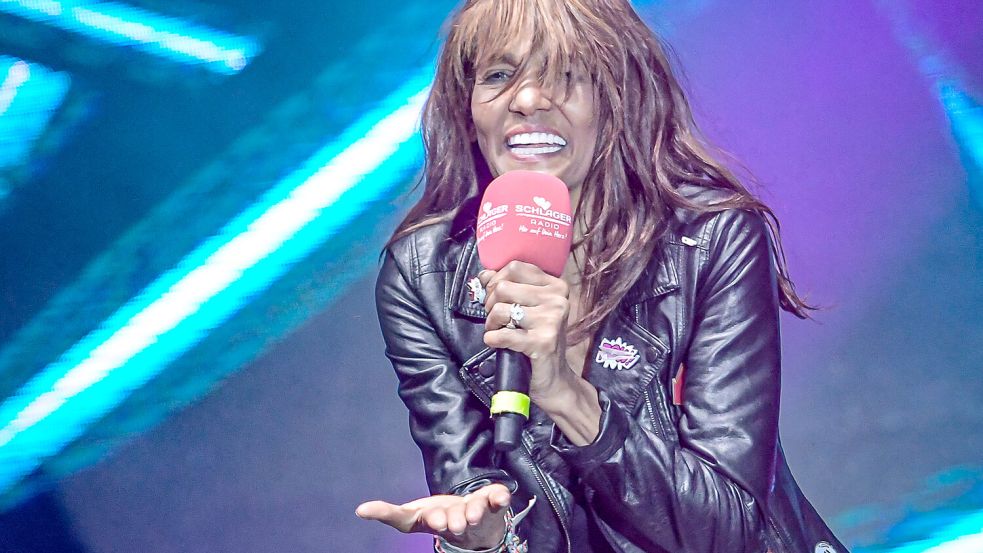 Nadja Abd El Farrag beim Schlagerhammer 2023 - knappe zwei Jahre vor ihrem Tod. Foto: IMAGO / Jan Huebner
