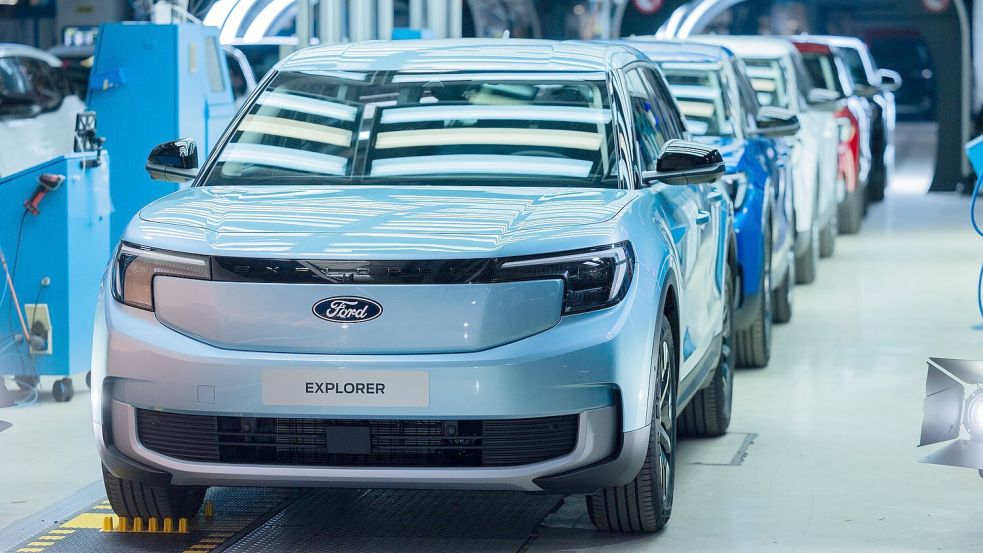 Das Ford-Elektroauto namens Explorer - das Angebot ist groß, die Nachfrage aber könnte größer sein. (Archivbild) Foto: Rolf Vennenbernd/dpa