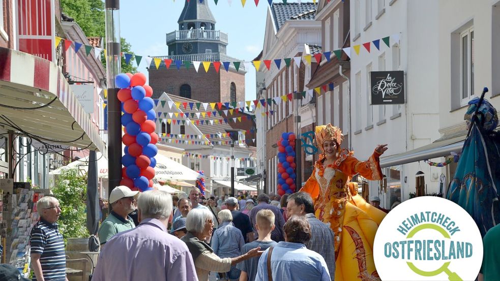 In Aurich lässt es sich gut leben - das zeigen die hohen Werte in punkto Lebensqualität, die es im Heimatcheck für die Stadt gab. Unter anderem der Einzelhandel und das gut aufgestellte Vereinswesen schnitten gut ab. Foto: Romuald Banik