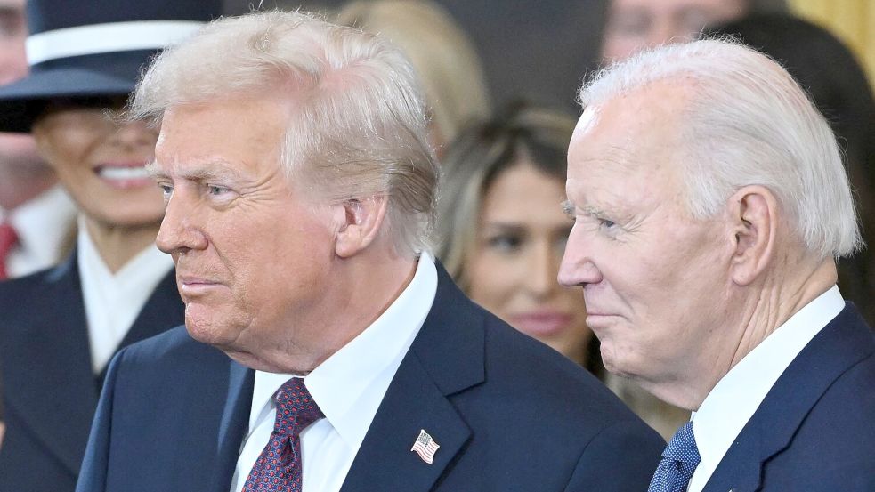 Trump sendet Biden und dessen Frau Jill die besten Wünsche und wünschen eine rasche und erfolgreiche Genesung. Foto: Saul Loeb/POOL AFP/AP/dpa
