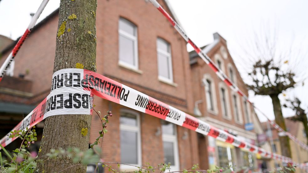 In Weener war im November 2023 eine Frau von ihrem Sohn umgebracht worden. Das fand jetzt Berücksichtigung in der Kriminalstatistik. Foto: Penning/dpa