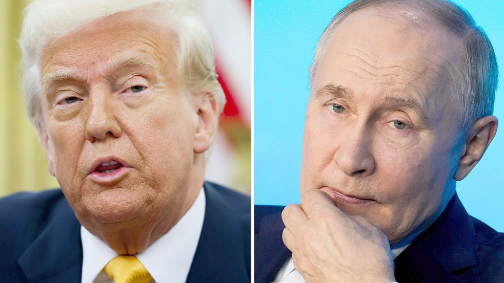 Donald Trump hat nach einem Telefonat mit Wladimir Putin sofortige Verhandlungen zwischen Russland und der Ukraine in Aussicht gestellt. (Archivbild) Foto: Pavel Bednyakov/AP/Pool via AP/dpa