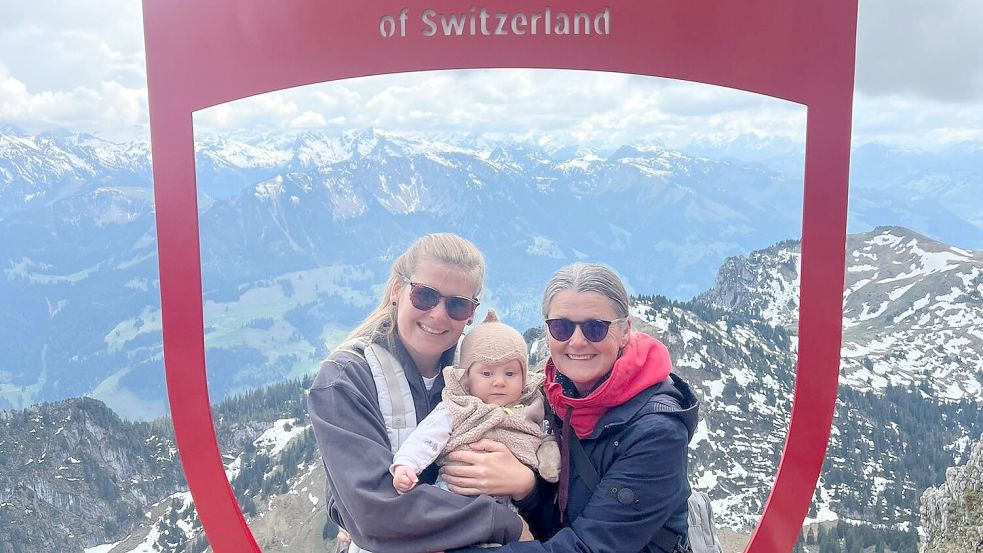 Mama, Oma und Baby machten auch Ausflüge.