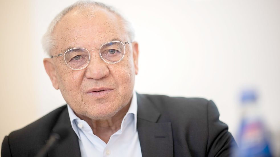 HSV-Idol Felix Magath. Foto: Sebastian Gollnow/dpa