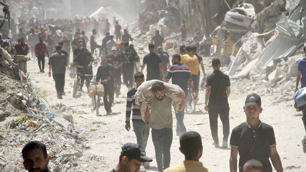 Das Jahr 2024 war geprägt von einer weiteren Eskalation des Krieges in Nahost mit massiven israelischen Militäroperationen im Gazastreifen und einer regionalen Ausweitung des Konflikts. (Archivfoto) Foto: picture alliance/dpa/XinHua