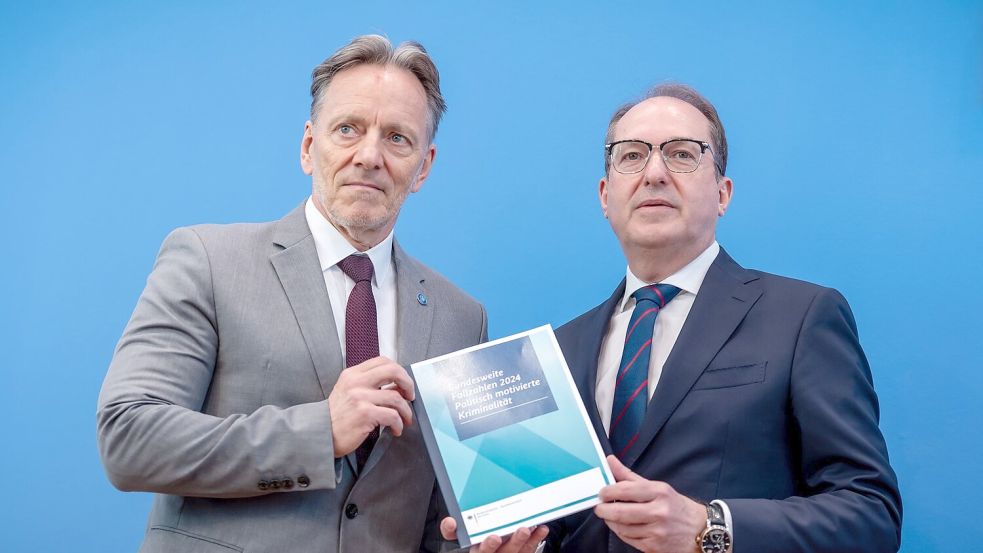 BKA-Präsident Holger Münch sagt, die Polizei alleine könne den Anstieg politisch motivierter Gewalt nicht bremsen und verweist auf die starke Polarisierung in der Gesellschaft. Foto: Michael Kappeler/dpa