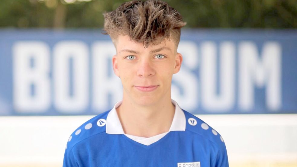 Nico Möhle trägt in der neuen Saison das Trikot von BW Borssum. Foto: Verein