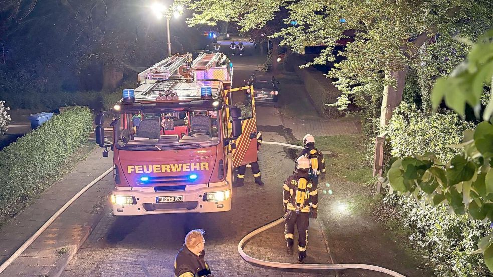 Die Feuerwehr war am Montag wegen eines Brandes in Walle im Einsatz. Foto: Feuerwehr