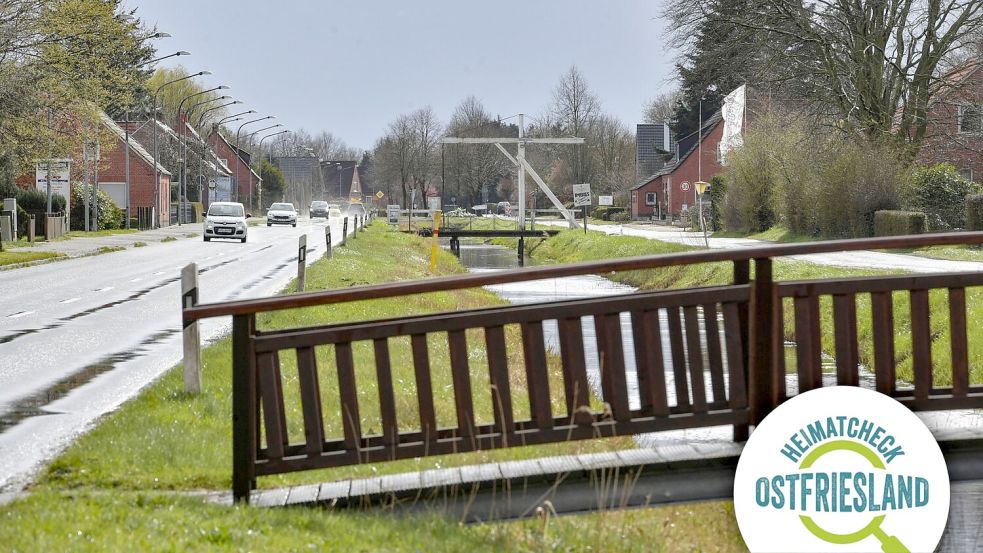 Fehnsiedlungen prägen viele Ortschaften in Moormerland. Die Lebensqualität in der Gemeinde wird geschätzt, doch der Zustand mancher Straßen kritisiert. Foto: Klaus Ortgies/Archiv