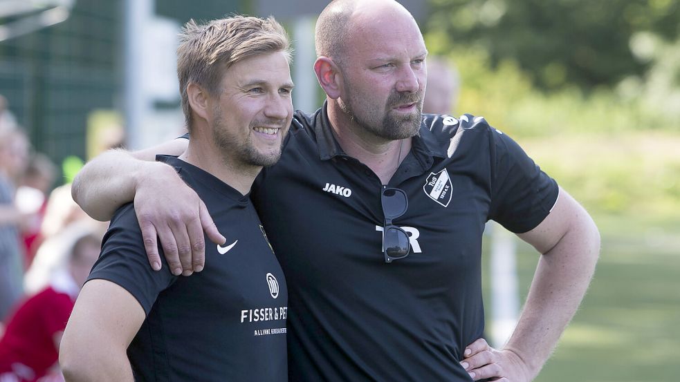 Ralf Ludwigs (links) und Matthias Voss freuen sich auf die neue Saison. Foto: Doden/Emden