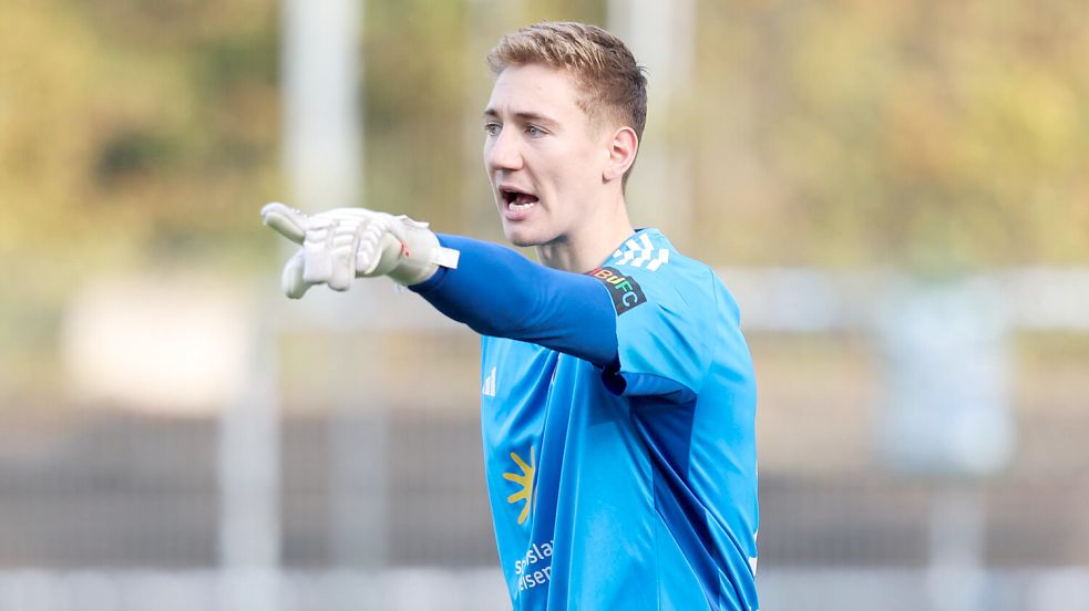 Torhüter Marcel Bergmann war über weite Strecken der Stammtorhüter in dieser Saison. Foto: Doden/Emden