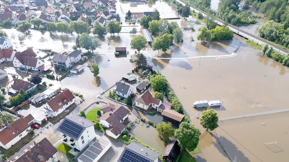 Vor einem Jahr hat das Hochwasser in Süddeutschland schwere Schäden angerichtet. (Archivbild). Foto: Sven Hoppe/dpa
