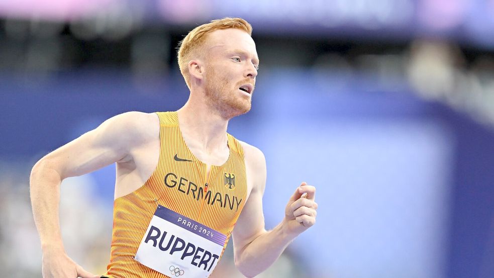 Frederik Ruppert läuft in Rabat zum deutschen Rekord über 3000 Meter Hindernis. Foto: Sven Hoppe/dpa