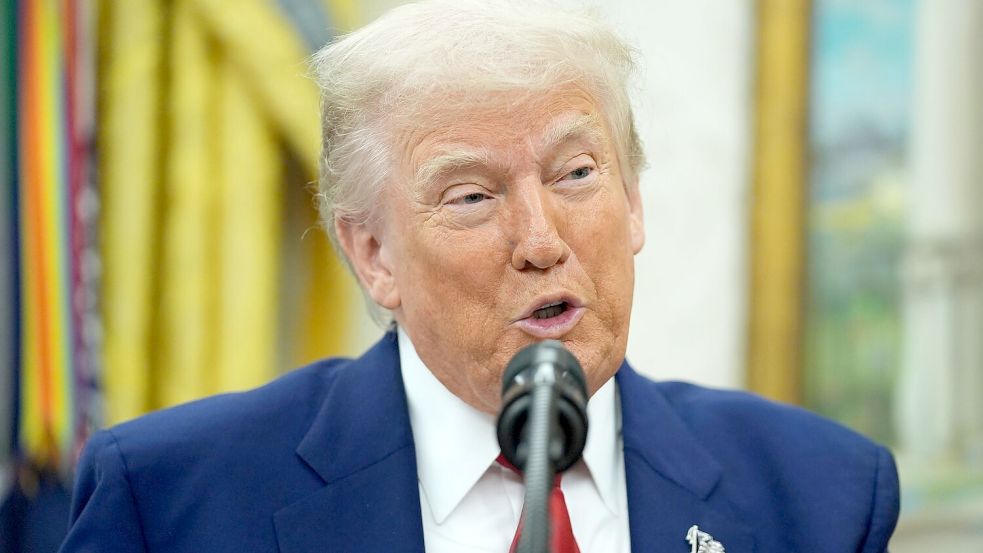 Der Rechtsstreit um Trumps Zölle ist noch nicht am Ende. Foto: Evan Vucci/AP/dpa