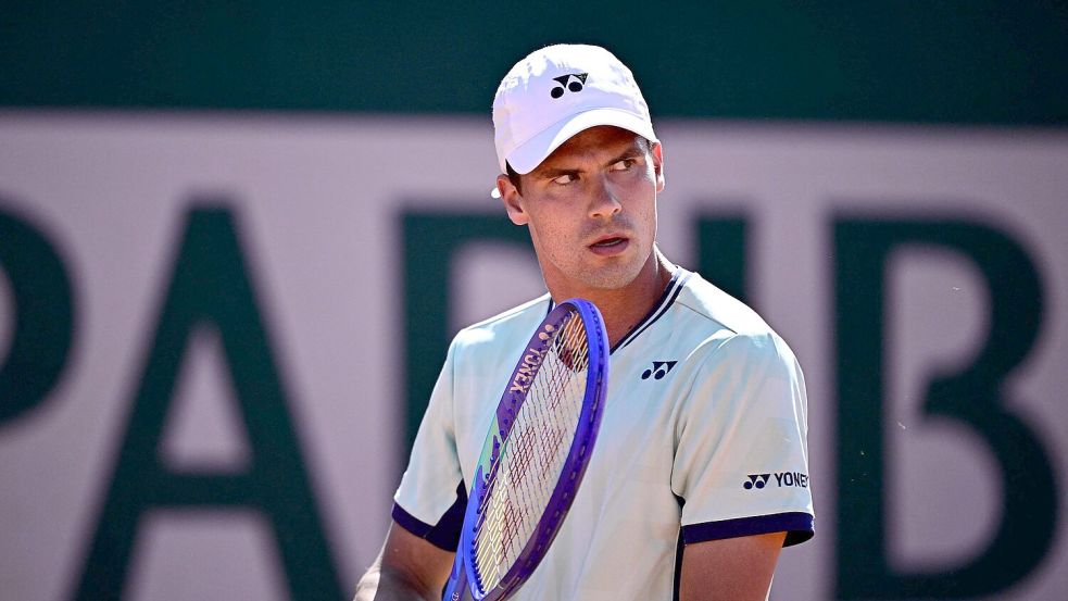 Daniel Altmaier steht bei den French Open im Achtelfinale. Foto: Julien De Rosa/AFP/dpa