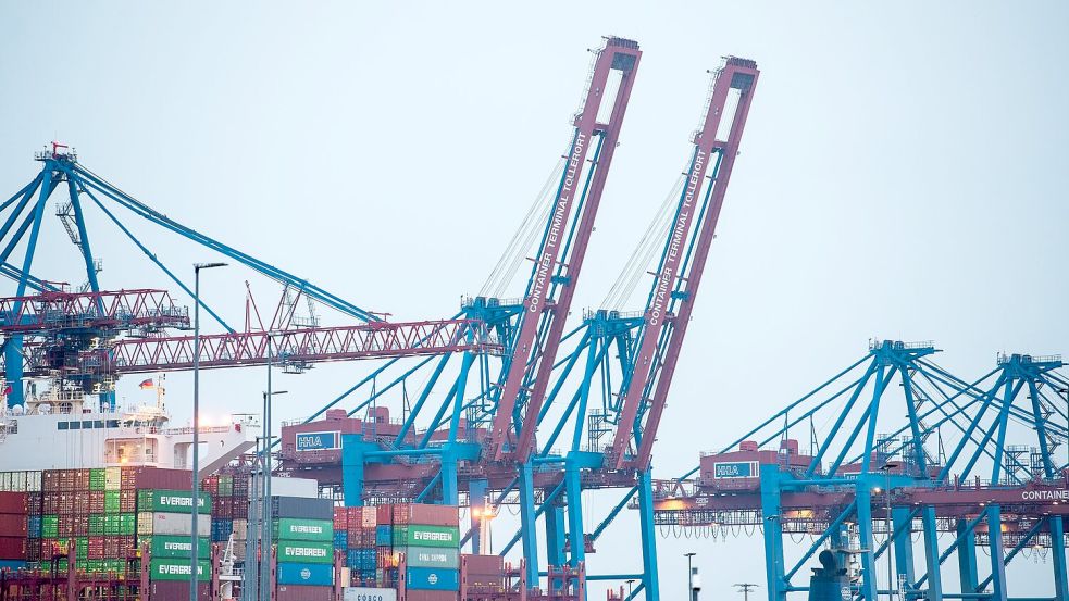 Hamburger Hafen: Der Standort Deutschland steht in der Kritik. (Archivbild) Foto: Daniel Bockwoldt/dpa