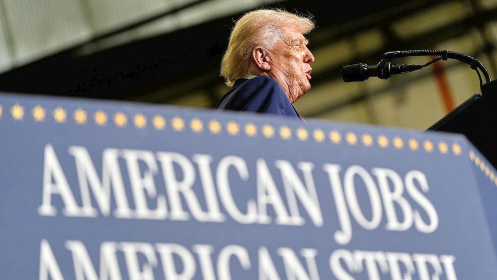 Der Preis von Stahl in den USA dürfte steigen, wenn Trump ernst macht. Foto: Julia Demaree Nikhinson/AP/dpa