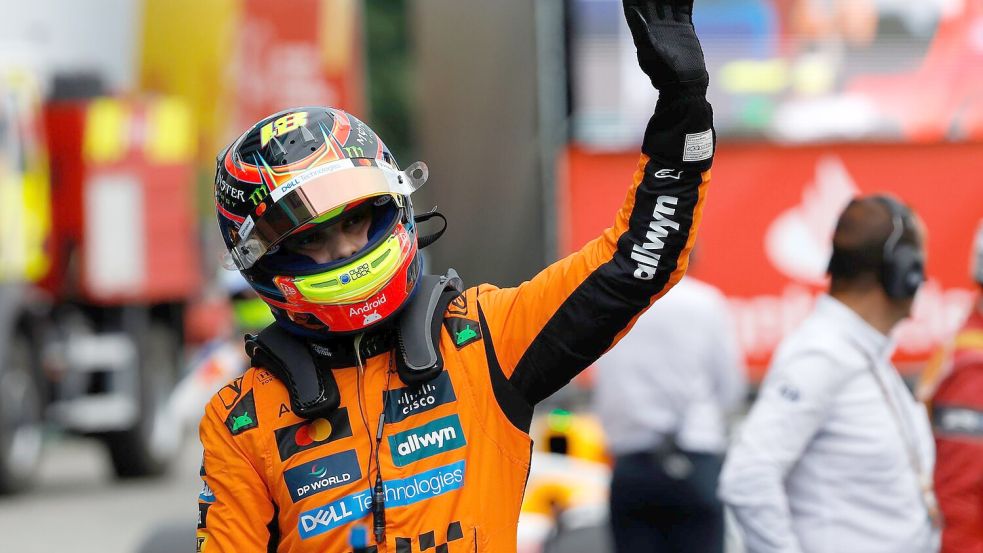 Cool und schnell: Pole-Mann Oscar Piastri. Foto: Joan Monfort/AP/dpa