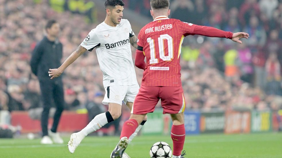 Alexis Mac Allister trägt die Nummer 10 beim FC Liverpool. Foto: Federico Gambarini/dpa