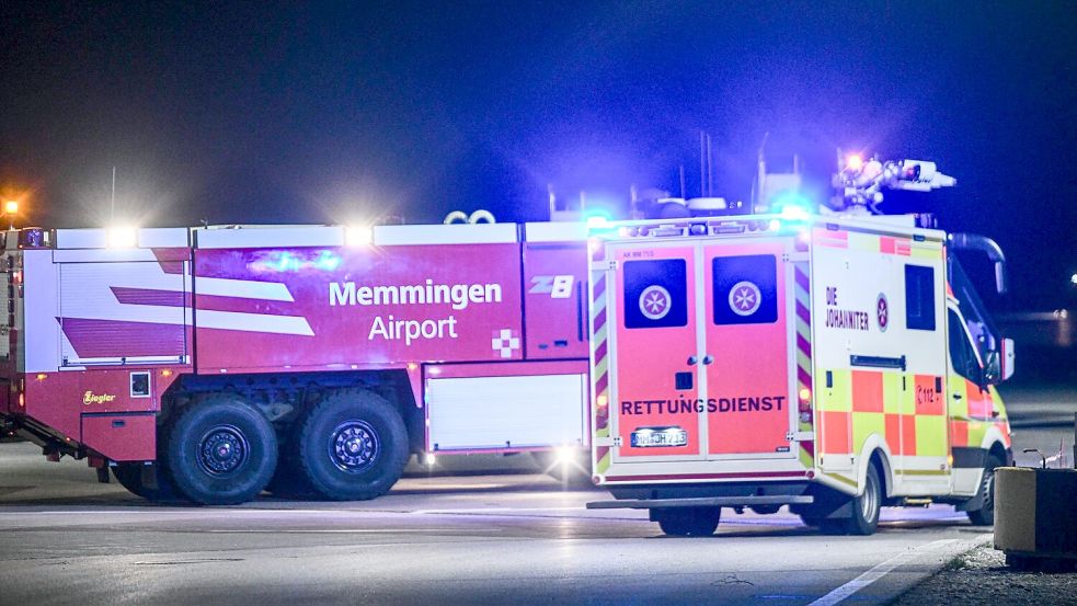 Am Flughafen Memmingen wurde ein Rettungseinsatz ausgelöst. Foto: Jason Tschepljakow/dpa