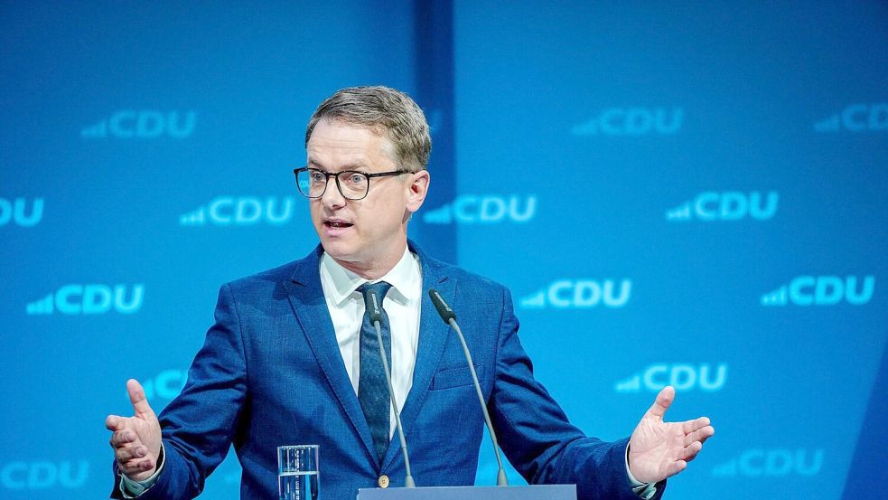 CDU-Generalsekretär Casten Linnemann ist dafür, mutmaßlich Arbeitsunwilligen das Bürgergeld komplett zu streichen. (Archivfoto) Foto: Kay Nietfeld/dpa