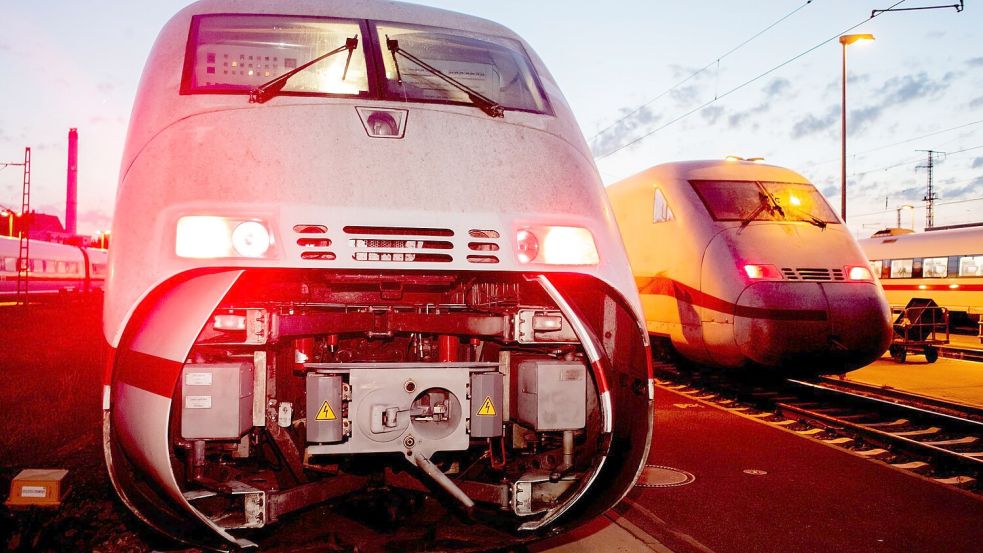 Auch der alte ICE 2 soll nach und nach bis Ende 2027 ausgemustert werden. Von den ursprünglich 44 Zügen verfügt die DB derzeit noch über 39. (Archivbild) Foto: Christoph Soeder/dpa