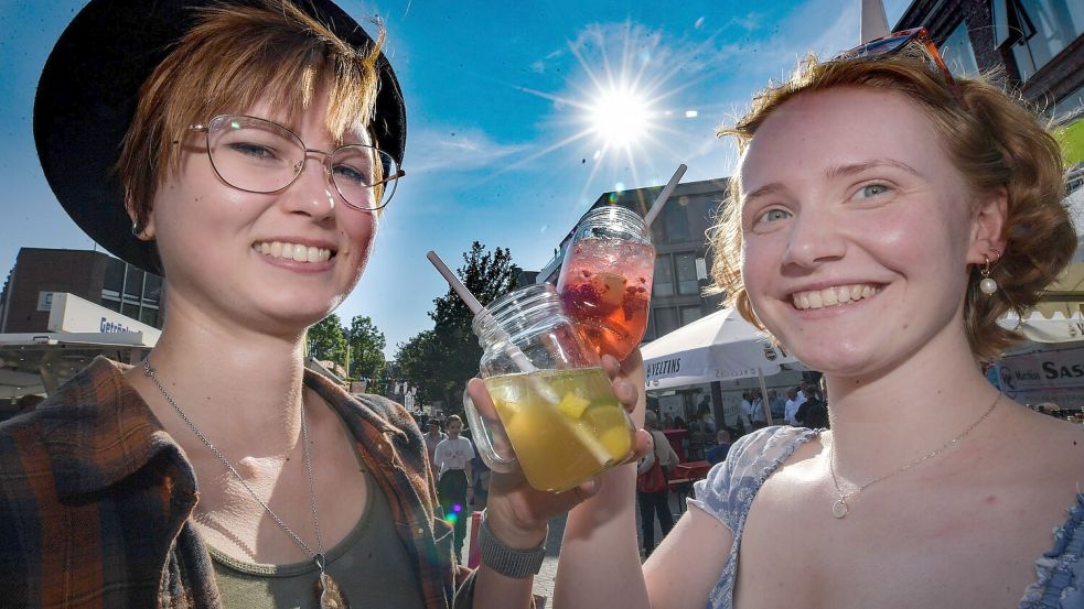 Beim Stadtfest in Leer spielte das Wetter 2023 mit. Foto: Klaus Ortgies/Archiv