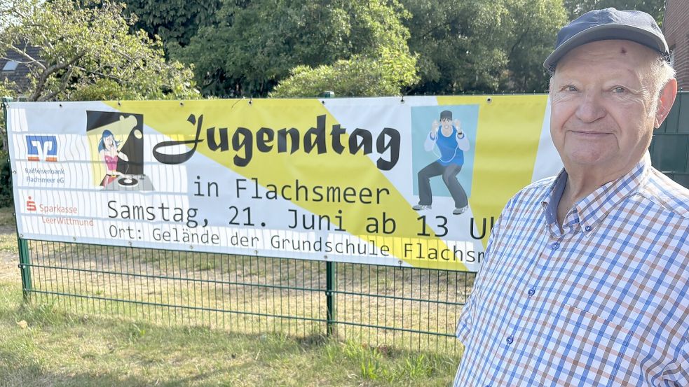Flachsmeers Ortsbürgermeister Karl-Heinz Jesionek (Foto) und der Ortsrat laden für Samstag, 21. Juni 2025, zum Kinder- und Jugendtag auf dem Gelände der Grundschule in Flachsmeer ein. Foto: Ammermann
