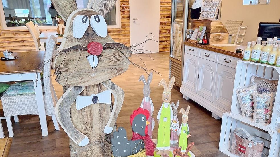 Einen Ostermarkt drinnen und draußen veranstaltet an diesem Wochenende das Hofcafé in Klostermoor. Foto: privat