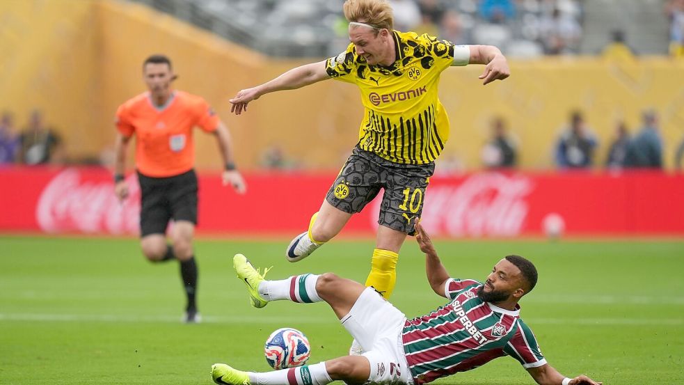 Fluminense Rio de Janeiro war für Borussia Dortmund ein harter Auftaktgegner. Foto: Seth Wenig/AP/dpa