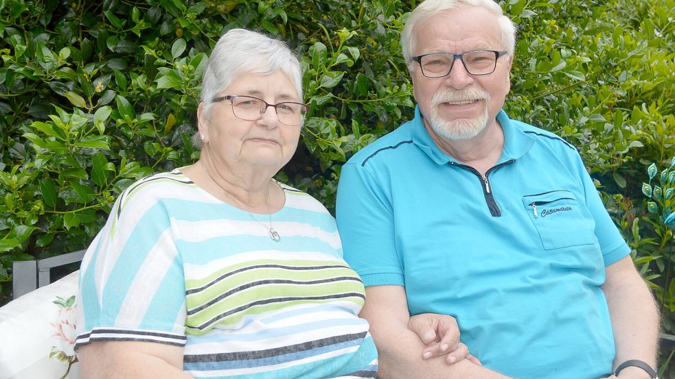 Rita und Helmut Mühring feiern das Fest der goldenen Hochzeit. Foto: Holger Weers