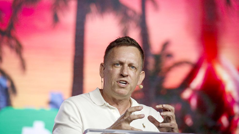 Der 1967 in Frankfurt am Main geborene Peter Thiel ist Gründer von Palantir. Die Software des Tech-Milliardärs erlaubt der Polizei eine Datenanalyse in bisher nie erreichtem Ausmaß. Foto: AFP/GETTY IMAGES NORTH AMERICA/Marco Bello