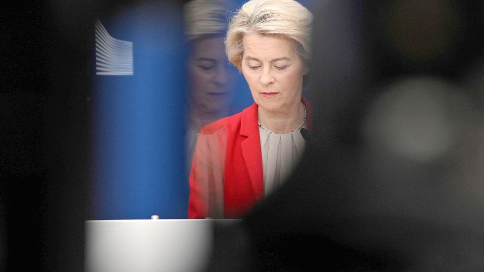 EU-Kommissionspräsidentin Ursula von der Leyen: Vertritt sie die Meinung der Mehrheit der EU-Staaten? Foto: AFP/NICOLAS TUCAT