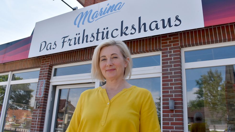 Die Böselerin Marina Beifuß eröffnet im Juli an der Hauptstraße in Ostrhauderfehn ihr Frühstückscafé. Foto: Henrik Zein