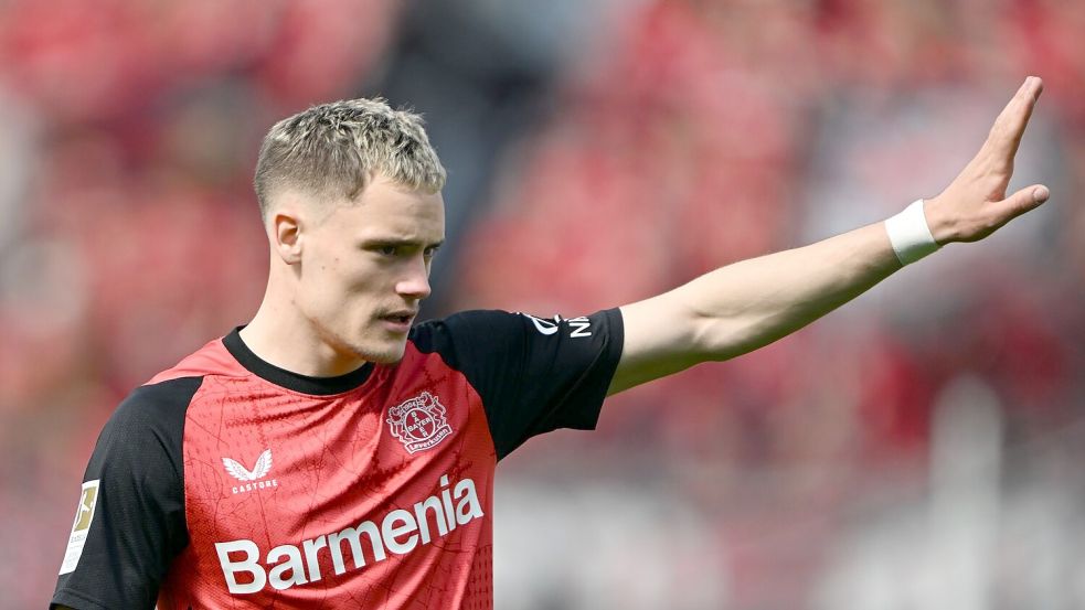 Verabschiedet sich aus Leverkusen: Nationalspieler Florian Wirtz. Foto: Federico Gambarini/dpa